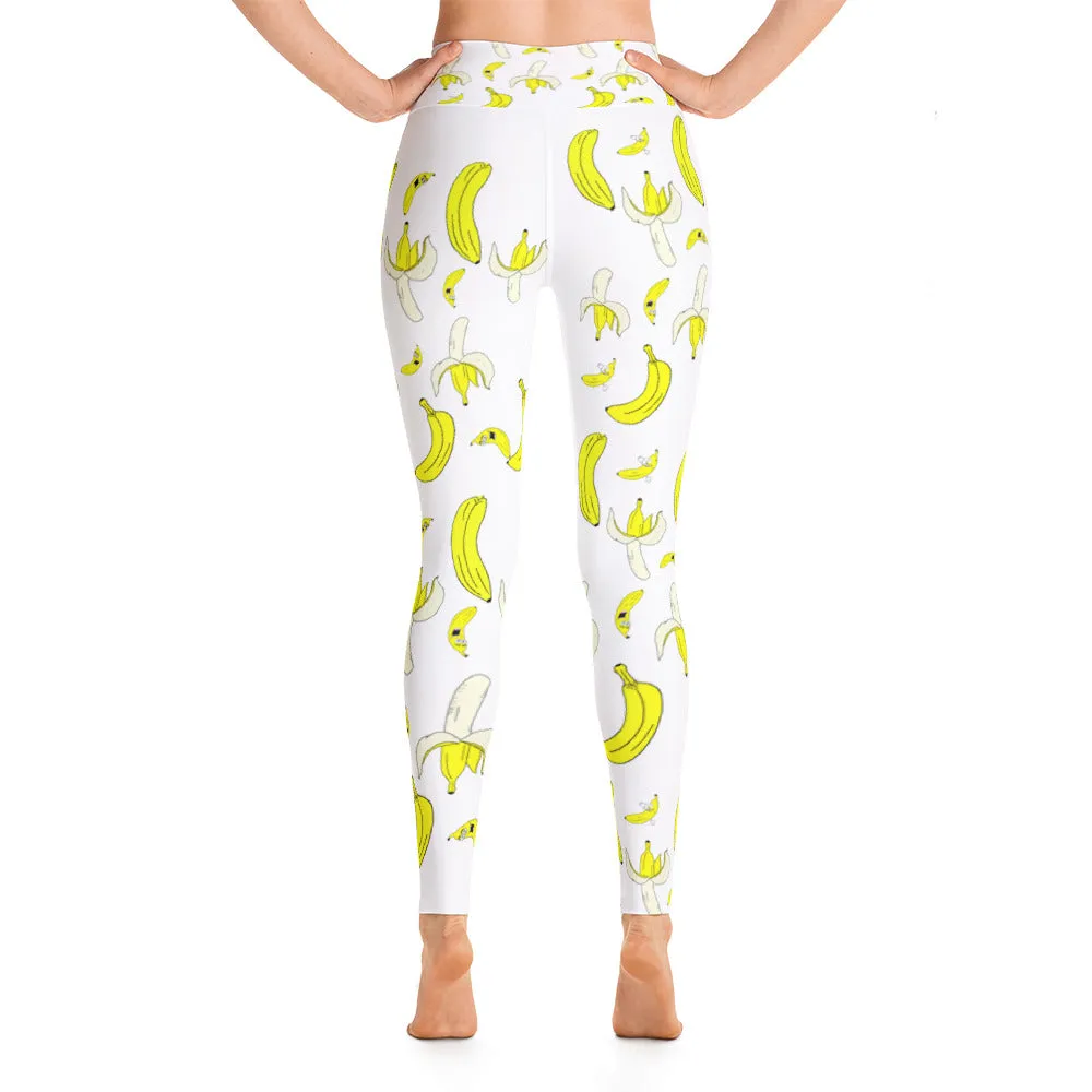 A- Peeling Bananas! - Yoga Leggings