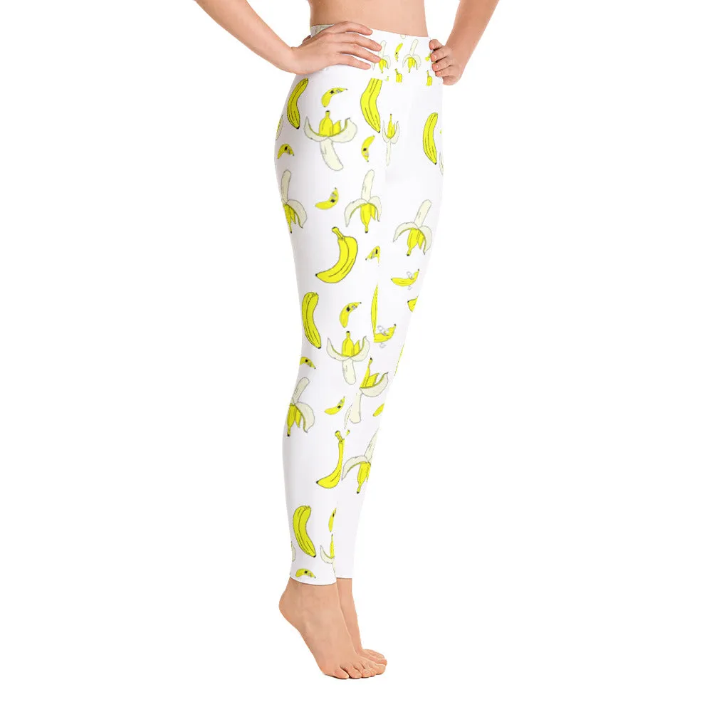 A- Peeling Bananas! - Yoga Leggings