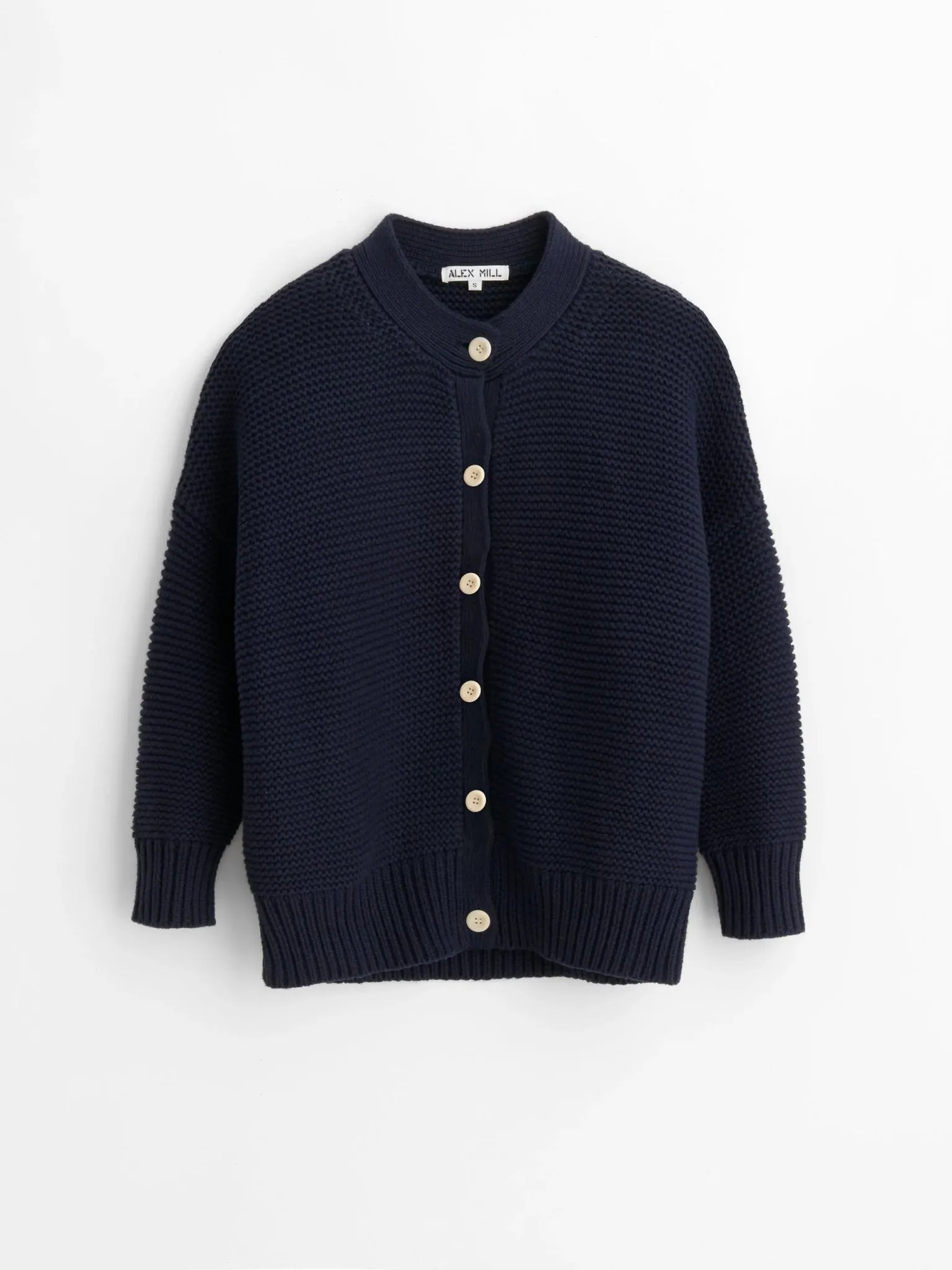 Alex Mill - Dark Navy Nico Cardigan in Cotton