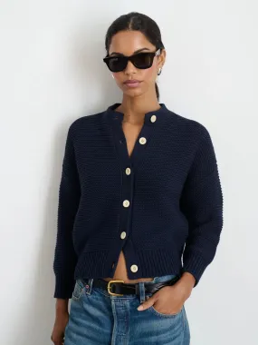 Alex Mill - Dark Navy Nico Cardigan in Cotton