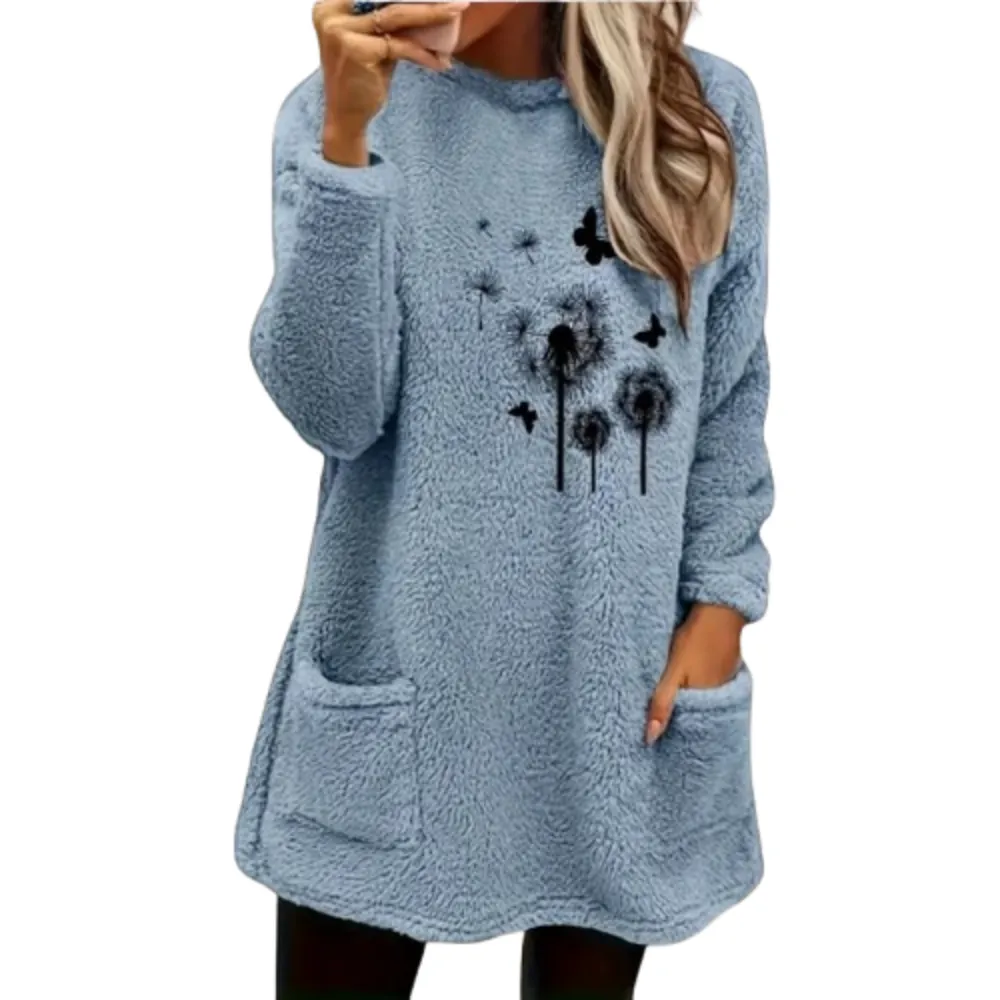 Arceli | Dames Lang Losse Pasvorm Trui | Warm