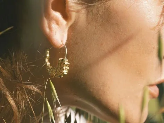 Auspicious Hoop Earrings