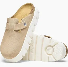 BIRKENSTOCK BOSTON PAPILLO CHUNKY WARM SAND