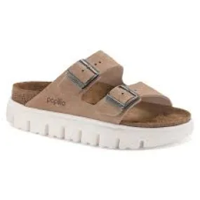 BIRKENSTOCK WOMENS ARIZONA PAP CHUNKY WARM SAND