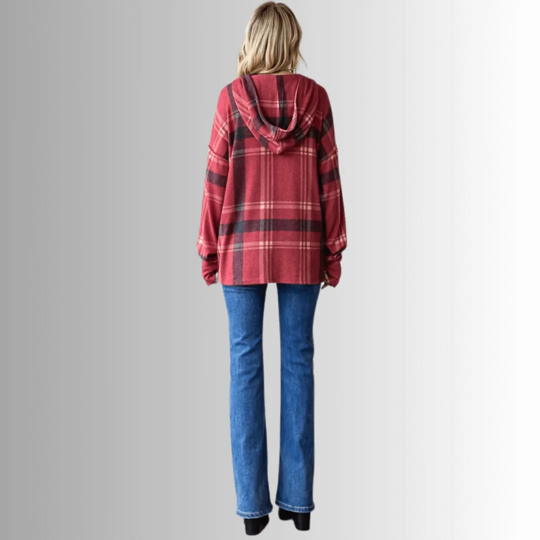 Blake Soft Plaid Hoodie Made in USA