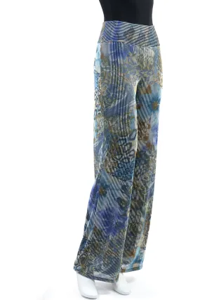 DUCHESSA Stretchy Ribbed Flared Pants