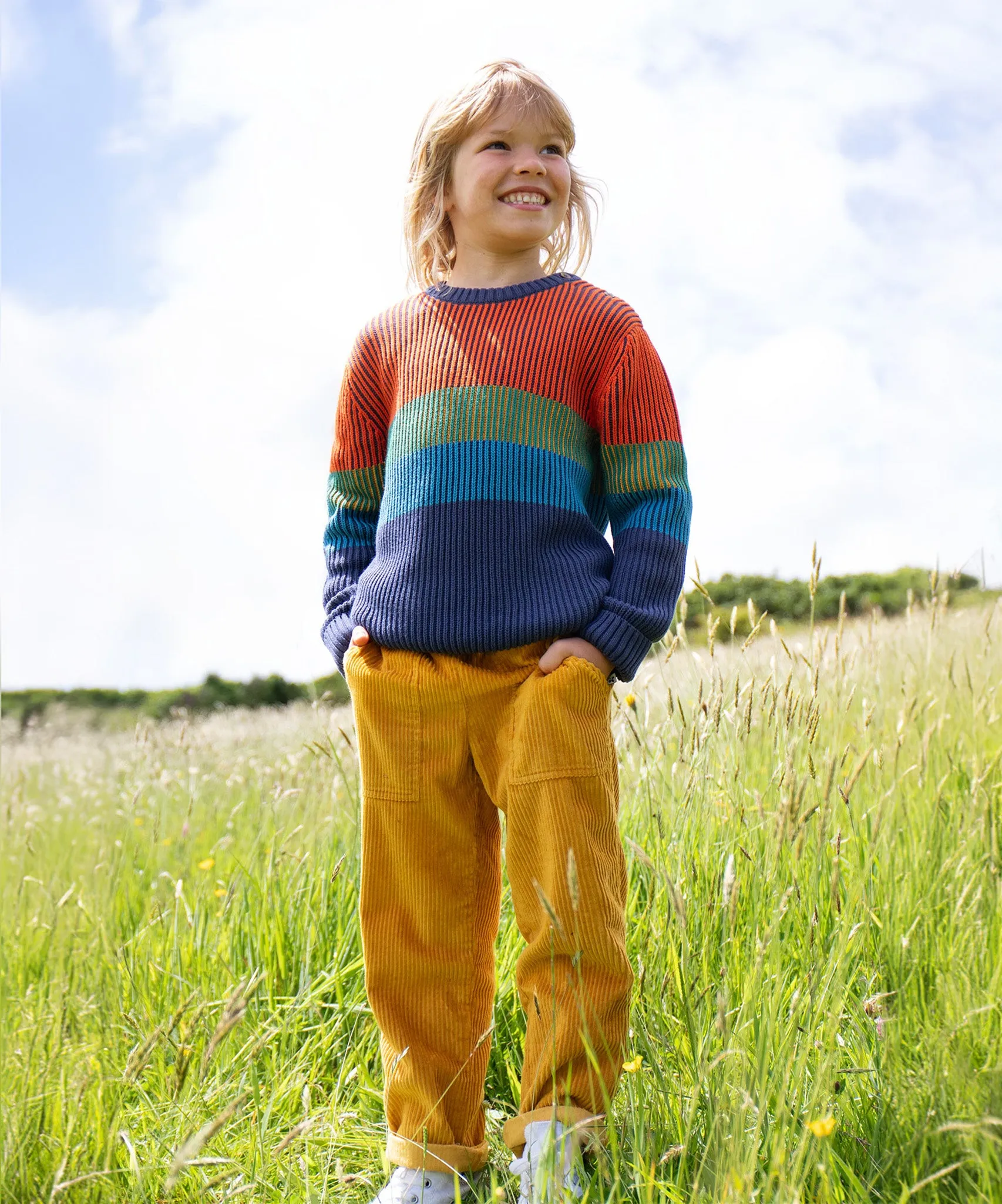 Frugi Kytto Cord Trouser - Gold