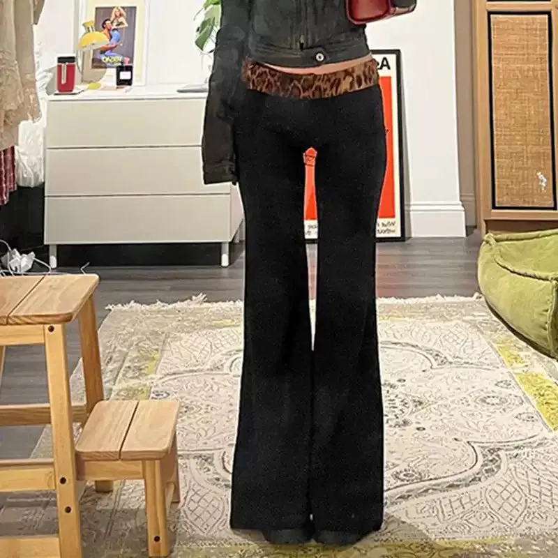 Keya Leopard Waist Flare Pants
