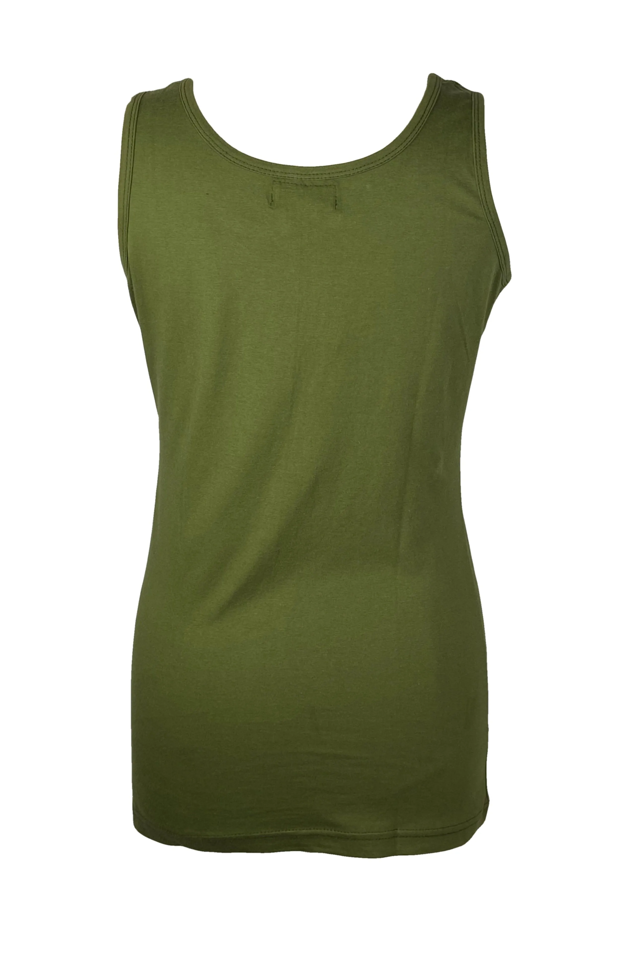 R 127 Meditating Buddha Knit Cotton Stretchy Yoga Tank Top