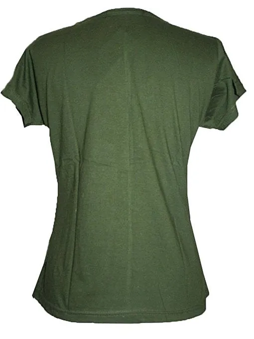 R 253 Om Embroidered Knit Stretchy Yoga Tee