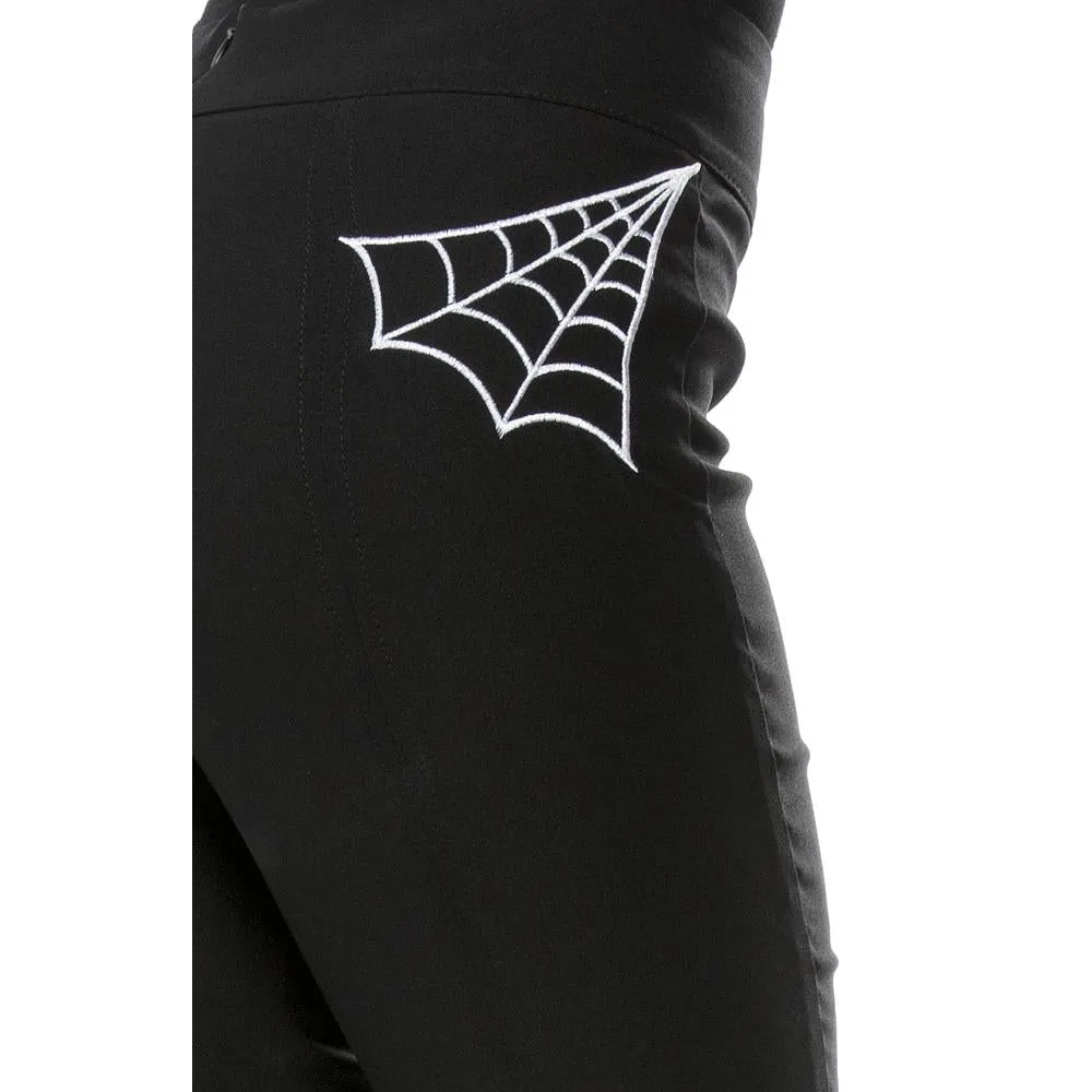 Spiderweb Capris Womens Pants