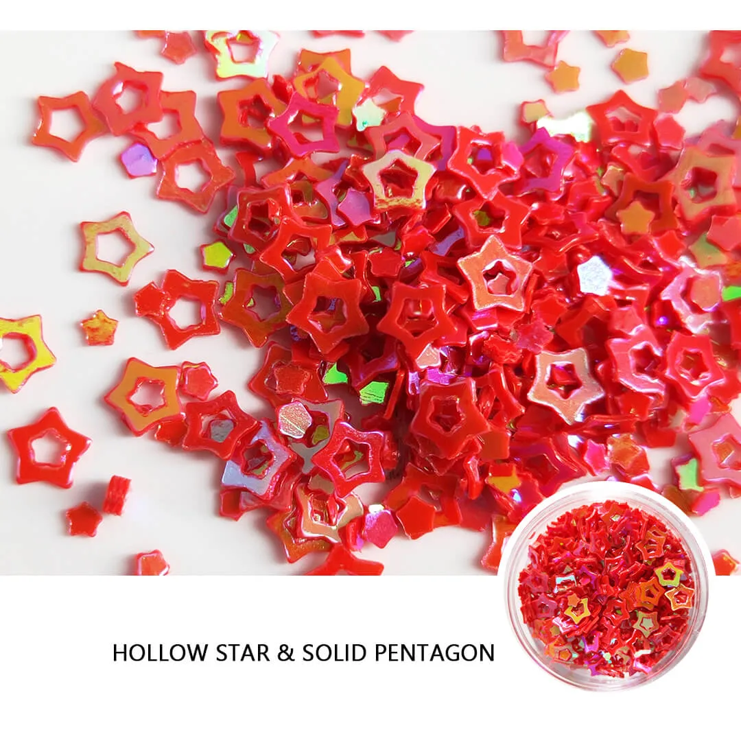 TTDeye Rebellious Red Primary Glitter